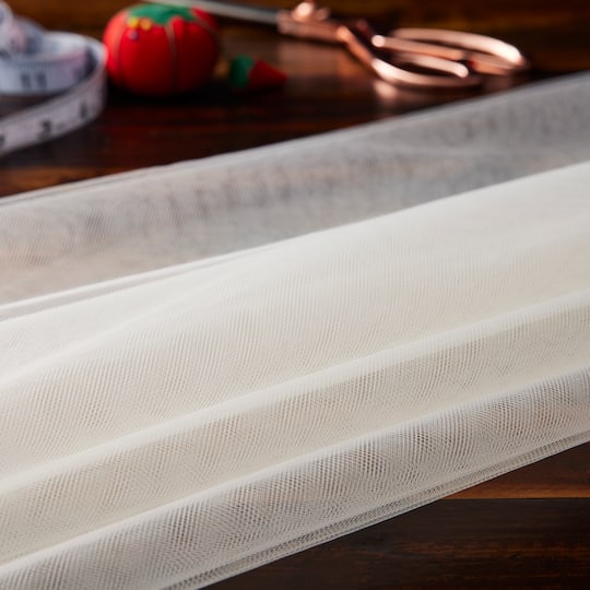 50 yd. Full Bolt: Wyla Eggnog Matte Tulle